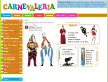 Tablet Screenshot of carnevaleria.com